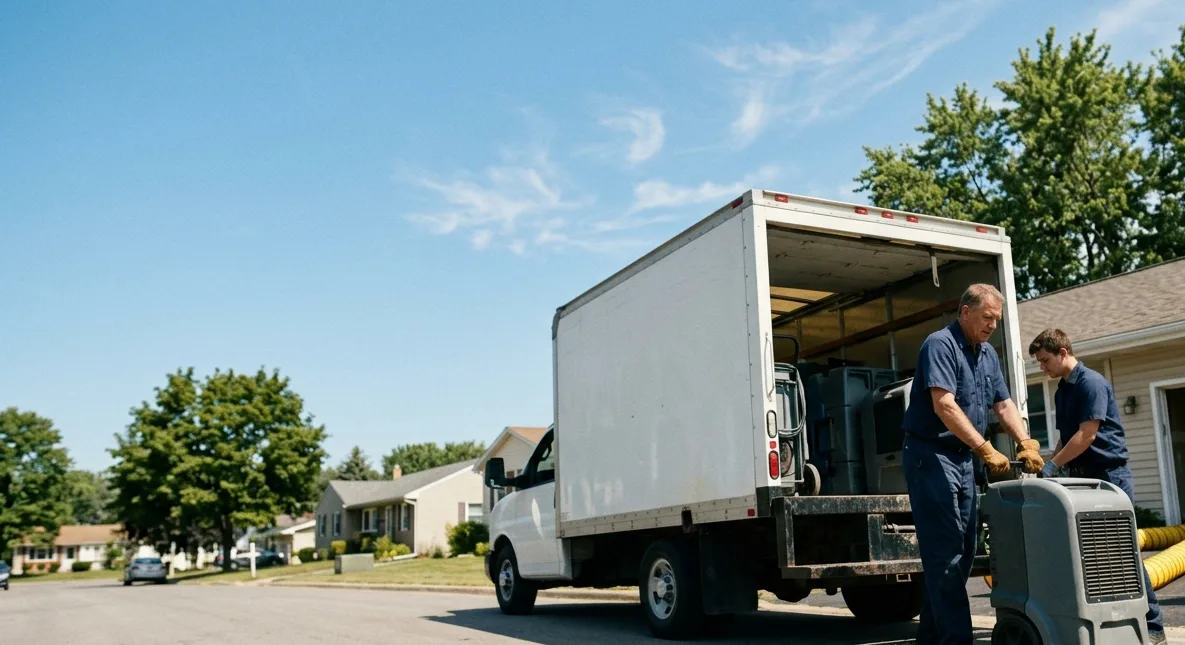 Water Damage Cleanup in Bellflower, IL near me